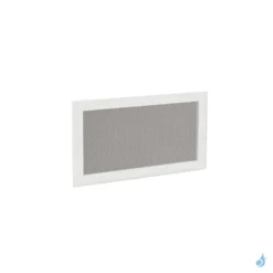 Grille Rectangulaire KEMP Blanc Ou Noir 345 X 195 Mm Avec Précadre