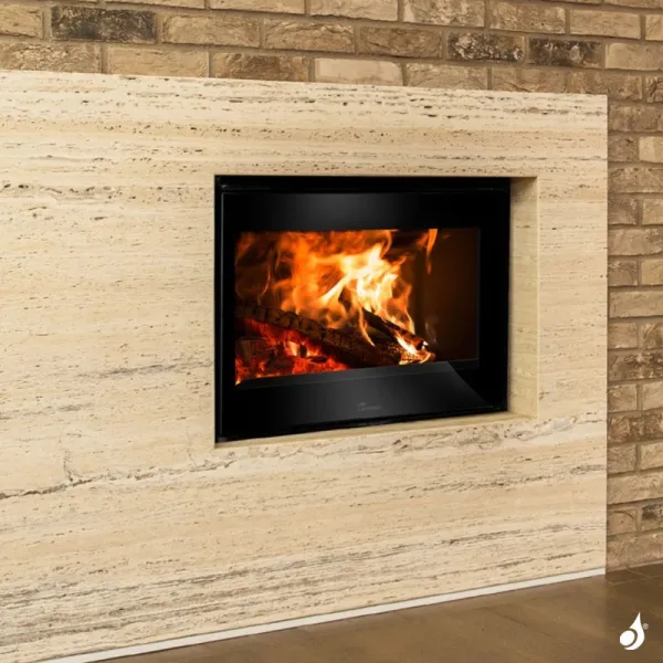 Insert à Bois Lacunza Adour 600 ST Puissance 7.0kW Convection Naturelle Sortie Fumée Supérieure Ø15 Cm – Image 7