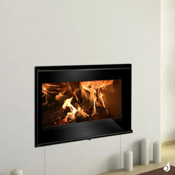 Insert à Bois Lacunza Adour 700 ST Puissance 7.0kW Convection Naturelle Sortie Fumée Supérieure Ø15 Cm – Image 7