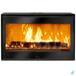 Insert à Bois Lacunza Adour 800 ST Puissance 10.0kW Convection Naturelle Sortie Fumée Supérieure Ø15 Cm