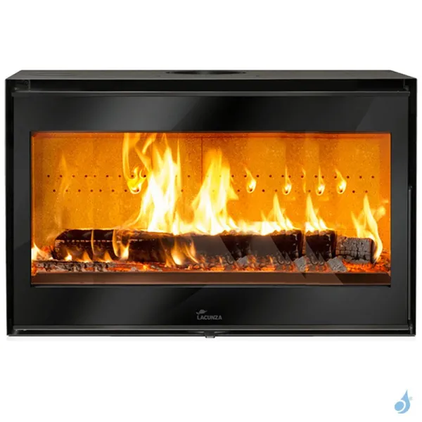 Insert à Bois Lacunza Adour 800 ST Puissance 10.0kW Convection Naturelle Sortie Fumée Supérieure Ø15 Cm