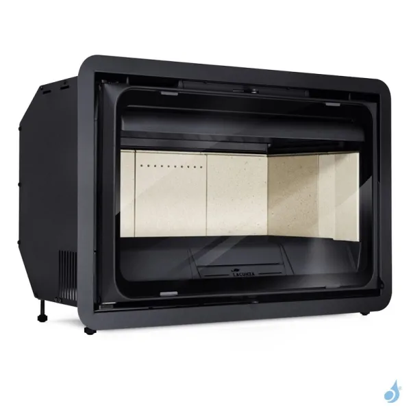 Insert à Bois Lacunza K2 800 Puissance 8.5kW Structure Fonte Sortie Fumée Supérieure Ø20 Cm – Image 3