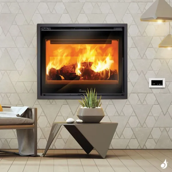 Insert à Bois Lacunza Loire 700 Puissance 10.0kW Structure Acier Sortie Fumée Supérieure Ø15 Cm – Image 5