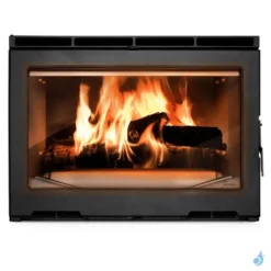 Insert à Bois Lacunza Midi 700 Puissance 11kW Structure Fonte Sortie Fumée Supérieure Ø20 Cm