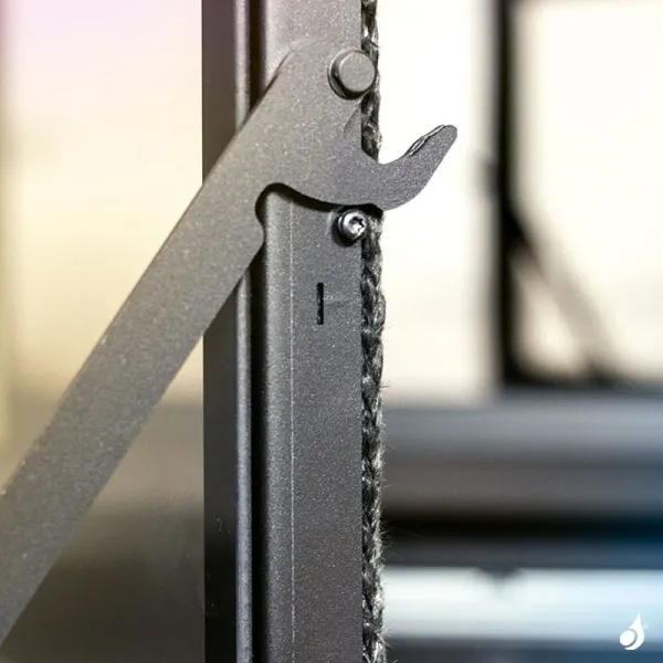 Insert à Bois Lacunza Nickel 1000 Puissance 17.0kW Double Face Structure Acier Sortie Fumée Supérieure Ø20 Cm – Image 5