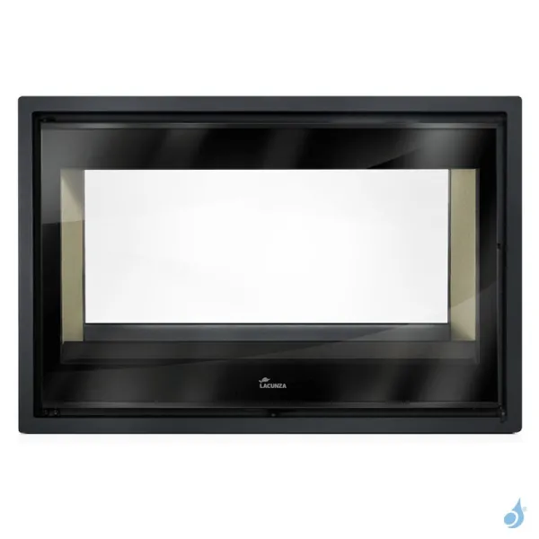 Insert à Bois Lacunza Nickel 800 Puissance 15.0kW Double Face Structure Acier Sortie Fumée Supérieure Ø20 Cm – Image 2