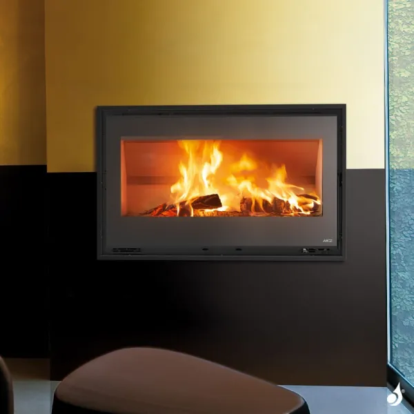 Insert à Bois MCZ QBOX 100 WOOD Puissance 11.8kW Sortie Fumée Supérieure Ø20 Cm – Image 3