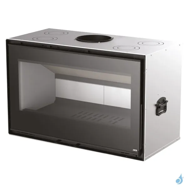 Insert à Bois MCZ QBOX 100 WOOD Puissance 11.8kW Sortie Fumée Supérieure Ø20 Cm