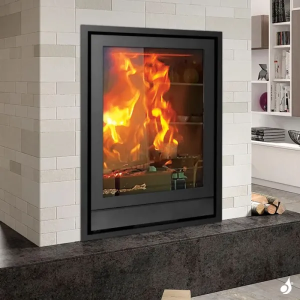 Insert à Bois Nestor Martin IQH 33 Puissance 8.4kW Woodbox Sortie Fumée Supérieure – Image 3