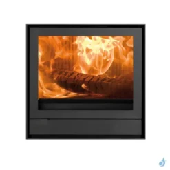 Insert à Bois Nestor Martin NIQ 43 Puissance 8kW Catalytic Hybrid Woodbox Sortie Fumée Supérieure