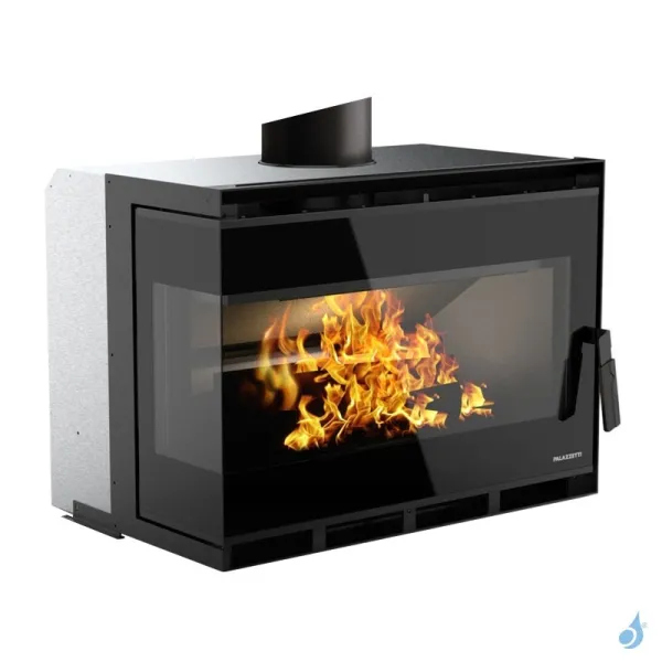 Insert à Bois Palazzetti Ecopalex GTM80 Angolo Puissance 12.4kW Classe Énergétique A+