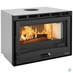 Insert à Bois Ventilé La Nordica Inserto 70 H49 4.0 Ventilato Puissance 6.7kW Sortie Fumée Supérieure