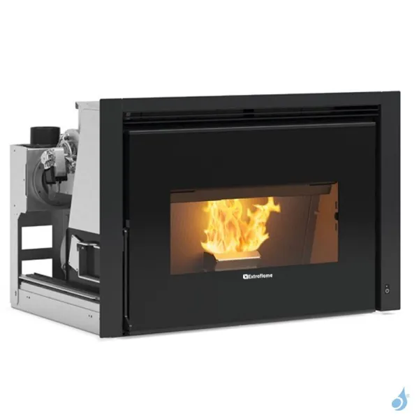 Insert à Granulés Canalisable Extraflame Comfort P85 Plus Puissance 12.0kW Sortie Fumée Supérieure