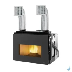 Insert à Granulés Canalisable Palazzetti Ecofire AC70 Puissance 9kW Sortie Fumée Supérieure