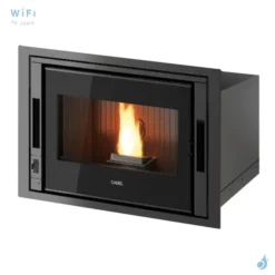 Insert à Granulés étanche CADEL Zefiro 9 Air Ventilé Puissance 9.3kW WiFi Sortie Fumée Supérieure