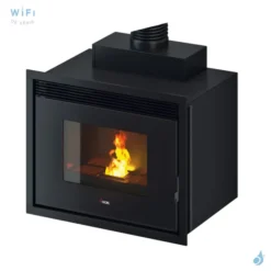 Insert à Granulés Hydro Cadel Saturno 16 Puissance 18kW WiFi Sortie Fumée Supérieure
