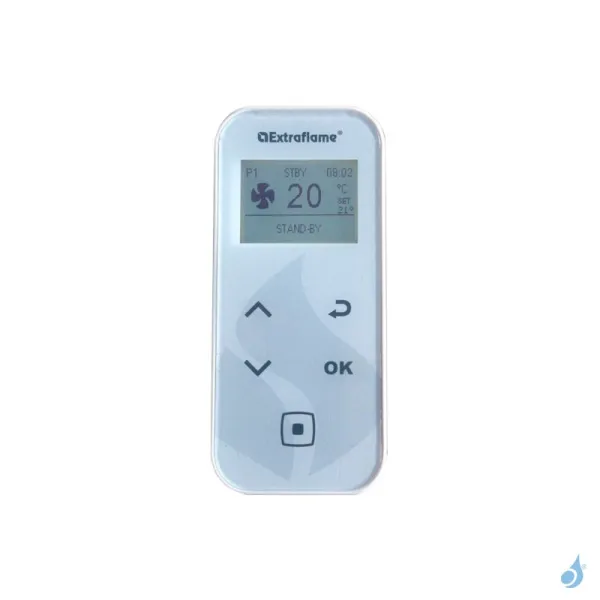 Insert à Granulés Ventilé Extraflame Comfort P70 5.0 Puissance 10.0kW Sortie Fumée Supérieure – Image 3