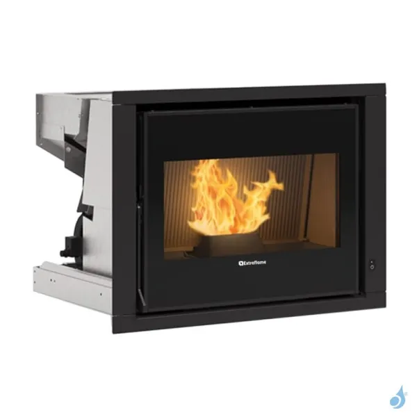 Insert à Granulés Ventilé Extraflame Comfort P70 H49 5.0 Puissance 8.0kW Sortie Fumée Supérieure