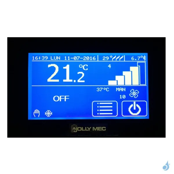 Insert Hybride à Granulés Et Bois Jolly Mec Foghet Evo Aria Puissance 11-12 KW Sortie Fumée Ø150 Mm – Image 4