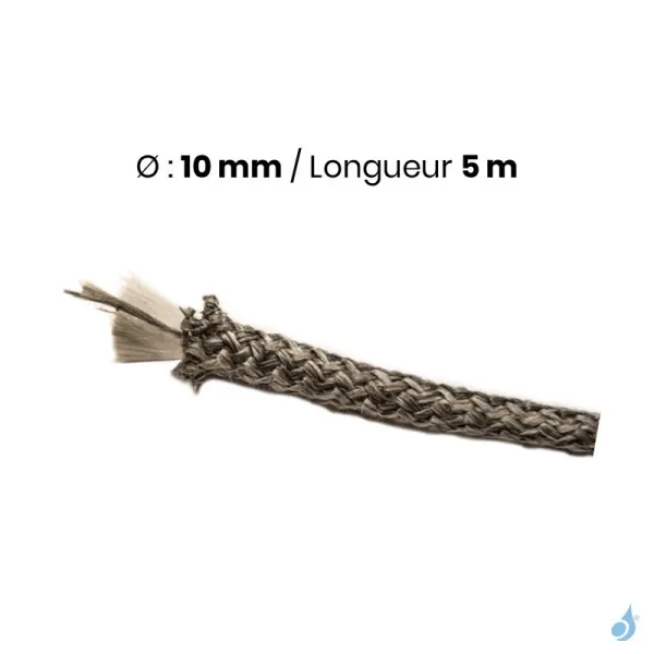 Joint De Porte Tressé Ø10 Mm Pour Poêles à Granulés Ravelli Réf : 014-66-002N-R Longueur 5 Mètres – Image 2