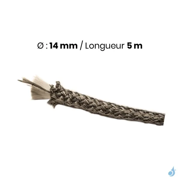 Joint De Porte Tressé Ø14 Mm Pour Poêles à Granulés Ravelli Réf : 1800-00-067-R Longueur 5 Mètres – Image 2