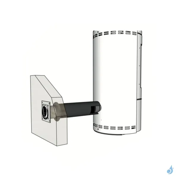 Kit Arrivée D'air Frais Universel KEMP Ø40 à Ø100 Bois & Granulés – Image 3