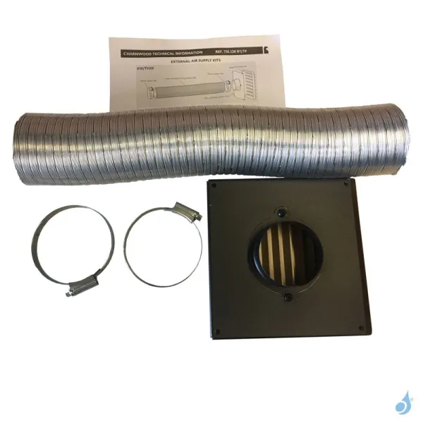 Kit Collecteur Air Externe Pour Poêles à Bois Charnwood Réf. 010TH50
