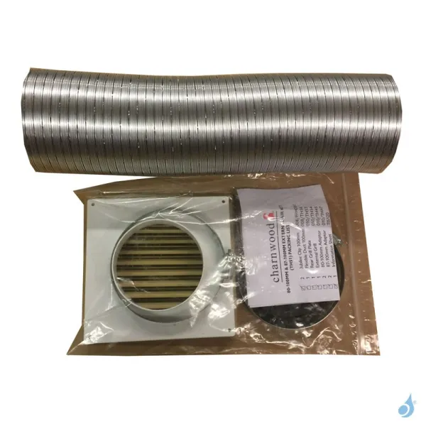 Kit Collecteur Air Externe Pour Poêles à Bois Charnwood Réf. 010TH82