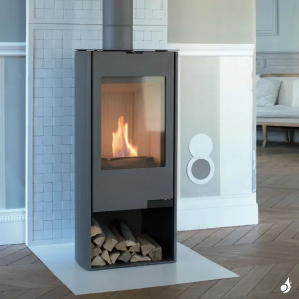 Kit Prise D'air Frais Indirecte KEMP Ø100 à Ø160 Noir, Blanc, Inox Pour Poêle à Bois & Granulés – Image 2