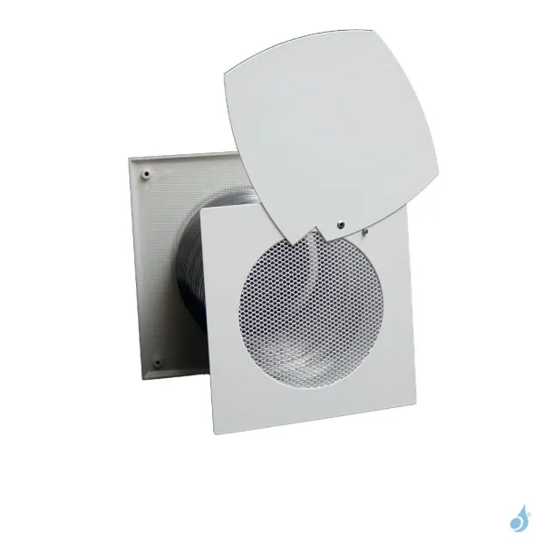 Kit Prise D'air Frais Indirecte KEMP Ø125 Noir Ou Blanc Pour Poêle à Bois & Granulés