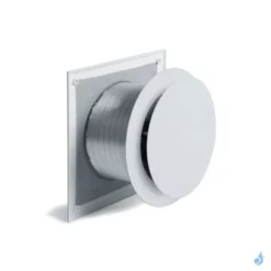 Kit Prise D'air Frais Indirecte KEMP Push & Pull Ø100 Ou Ø125 Noir Ou Blanc Pour Poêle à Bois & Granulés