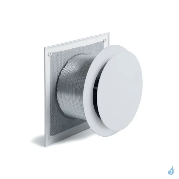 Kit Prise D'air Frais Indirecte KEMP Push & Pull Ø100 Ou Ø125 Noir Ou Blanc Pour Poêle à Bois & Granulés