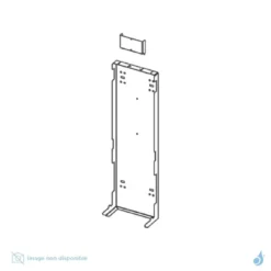 Kit Support Mural Pour Poêle à Granulés Cadel Grace 7 Référence 5019009