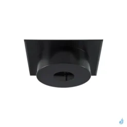 Plaque De Finition Plafond Carrée Noire Poujoulat Ø180 à Ø230 Domestique Ø130 à Ø180 Raccordement