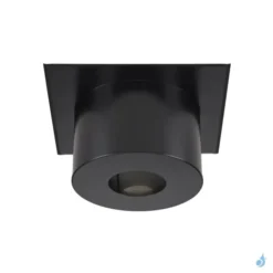 Plaque De Finition Plafond Carrée Noire Poujoulat Ø180 à Ø230 Domestique Ø150 Raccordement