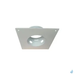 Plaque De Propreté Carrée Blanche 30x30 Cm - Ø80 à Ø200 Mm