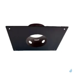 Plaque De Propreté Rectangulaire Noire 30x50 Cm - Ø80 à Ø200 Mm