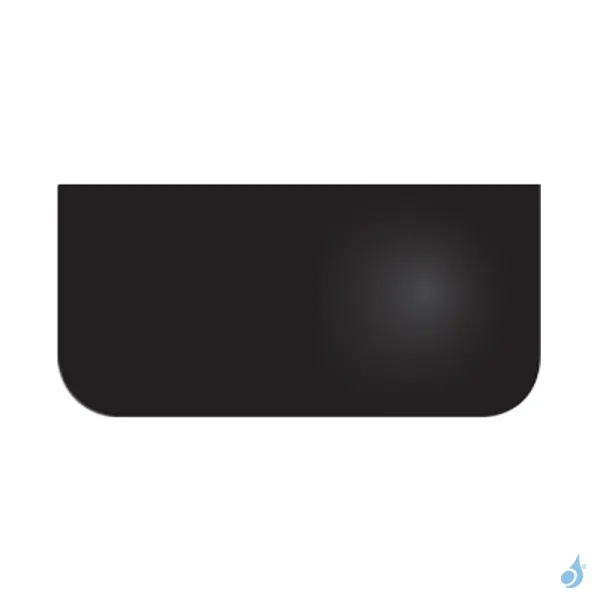 Plaque De Sol Acier Noir Rectangulaire 1100x530 Mm Pour Poêle à Bois Ou Granulés – Image 2