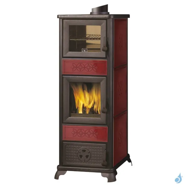 Poêle à Bois Avec Four De Cuisson EK63 Decor C Evo Puissance 7.5kW Sortie Fumée Supérieure Ø15cm