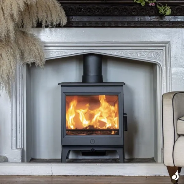 Poêle à Bois Charnwood Cranmore 7 Puissance 7kW Sortie Fumée Postérieure Ou Supérieure – Image 2