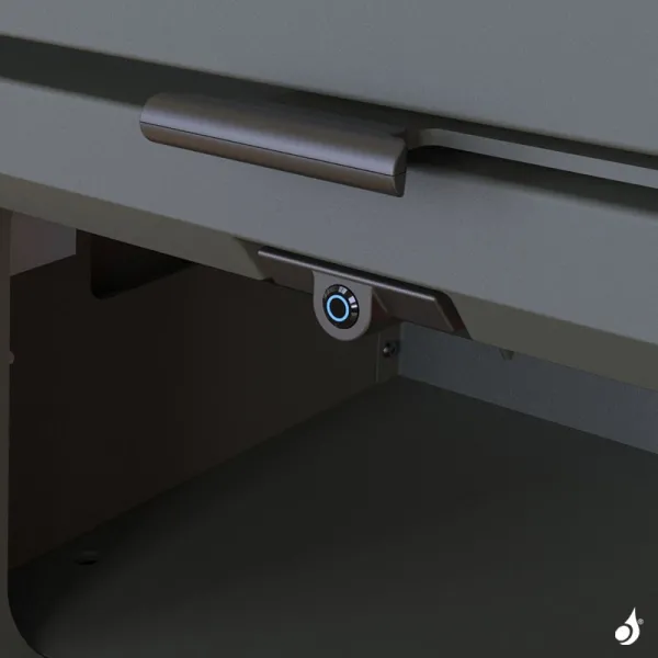 Poêle à Bois Charnwood Skye E700 Avec Porte Bûche Puissance 7.4kW Sortie Fumée Postérieure Ou Supérieure – Image 3