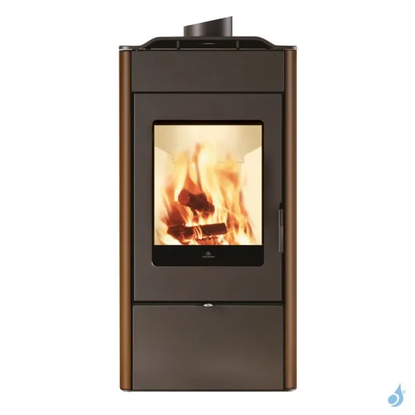 Poêle à Bois EDILKAMIN Body Puissance 10.1kW Sortie Fumée Postérieure Ou Supérieure Ø15 Cm