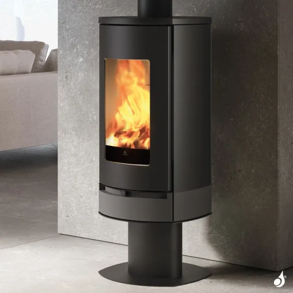 Poêle à Bois EDILKAMIN Code J Evo Puissance 8.1kW A+ Sortie Fumée Postérieure Ou Supérieure – Image 3