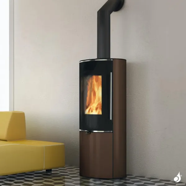 Poêle à Bois EDILKAMIN Tally Up Evo Puissance 8.1kW A+ Sortie Fumée Postérieure Ou Supérieure – Image 3