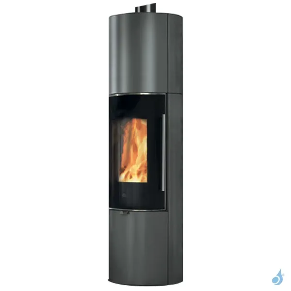 Poêle à Bois EDILKAMIN Tally Up S Evo Puissance 9.1kW A+ Sortie Fumée Postérieure Ou Supérieure