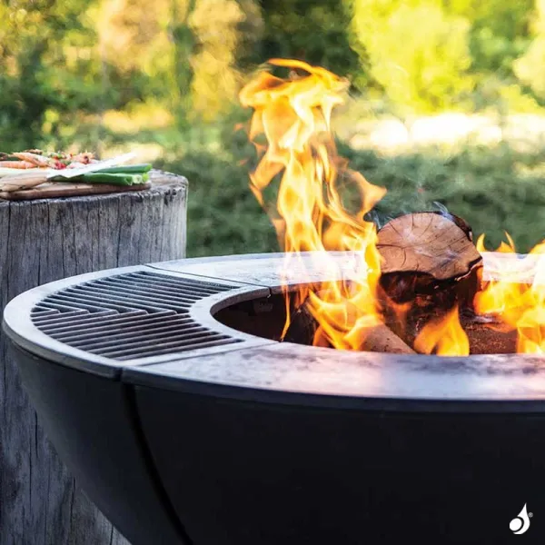 Poêle à Bois Extérieur & Barbecue En Fonte Hergom Firepit – Image 3