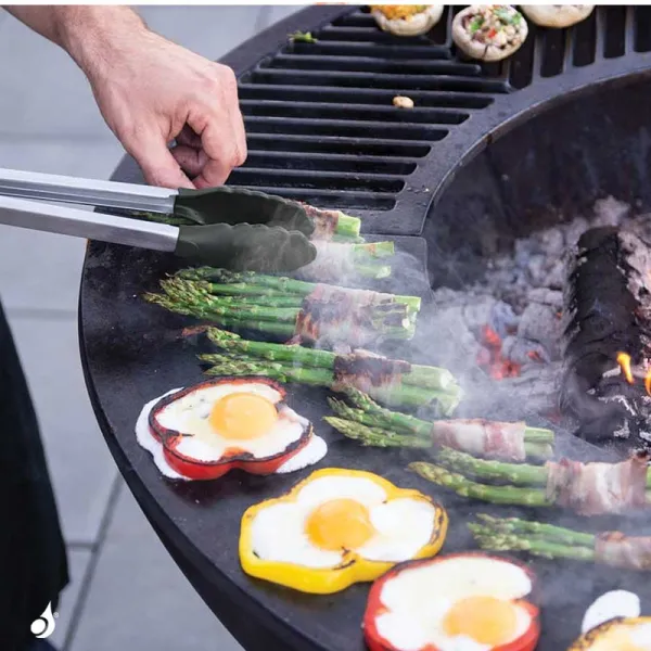 Poêle à Bois Extérieur & Barbecue En Fonte Hergom Firepit – Image 4