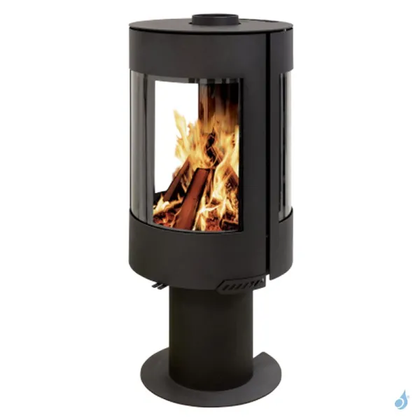 Poêle à Bois France Turbo Serena 8 Puissance 8kW Sortie Fumée Supérieure – Image 2