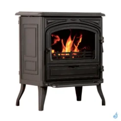 Poêle à Bois Franco Belge Bourgogne Puissance 8.5kW Sortie Fumée Postérieure