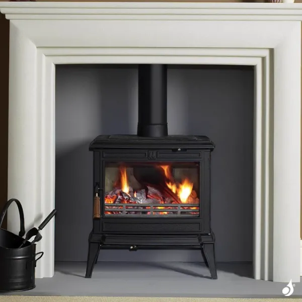 Poêle à Bois Franco Belge Monaco Puissance 8.5kW Sortie Fumée Postérieure Ou Supérieure – Image 3